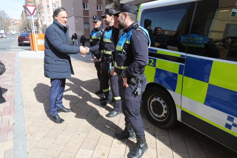 La Policía municipal de barrio realiza las primeras visitas en Salamanca