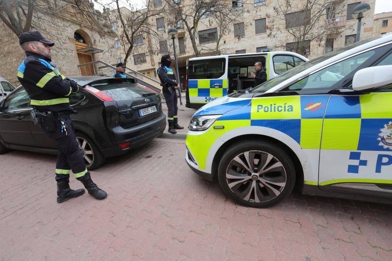 La Policía municipal de barrio realiza las primeras visitas en Salamanca