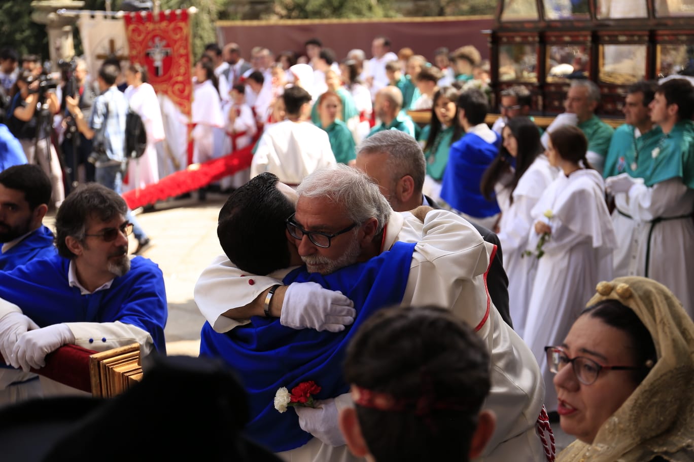 El tradicional Encuentro culmina la Semana Santa salmantina