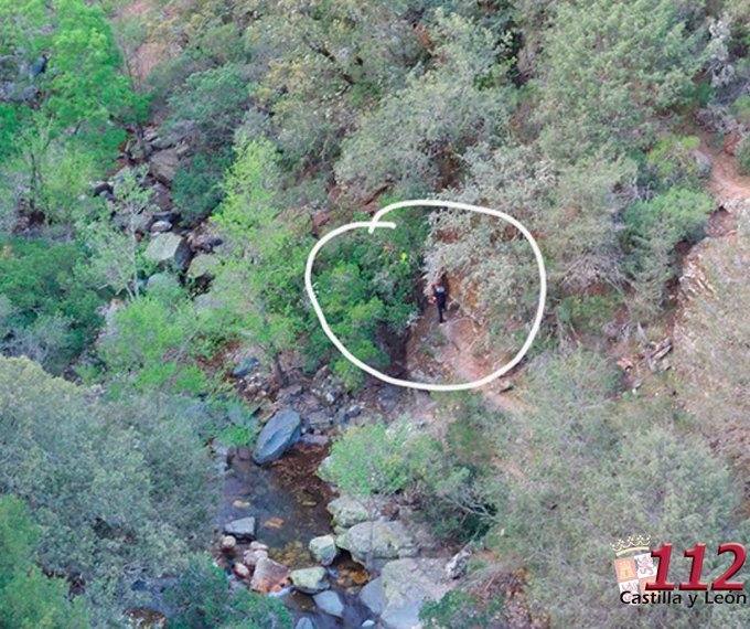 Rescatada en helicóptero en Salamanca tras caerse en la cascada del Chorro