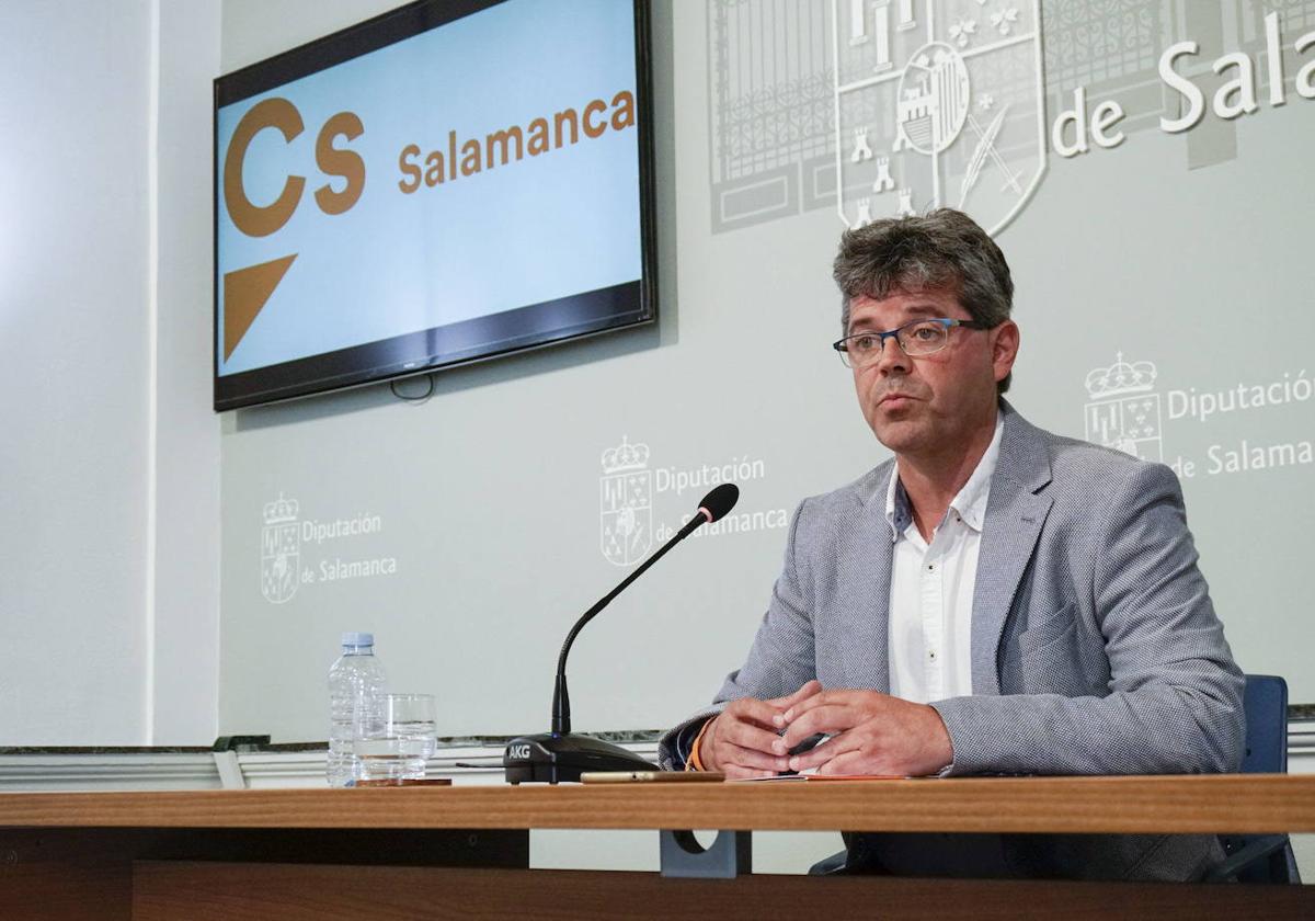 Manuel Hernández, secretario de organización de Cs en Salamanca.