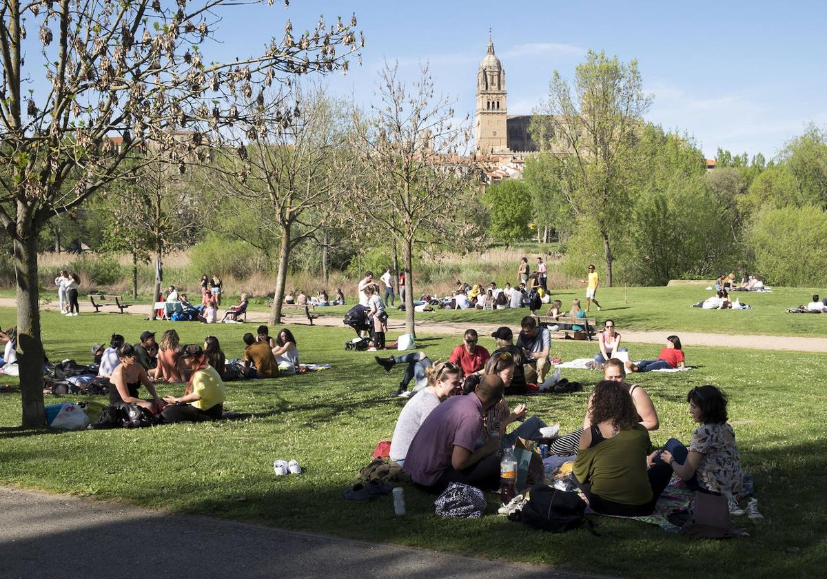 Celebración del Lunes de Aguas en Salamanca.