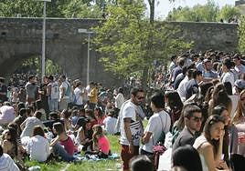 Imagen de archivo del Lunes de Aguas en Salamanca.