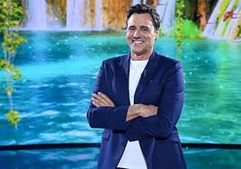 Ion Aramendi en el plató de 'Supervivientes'.