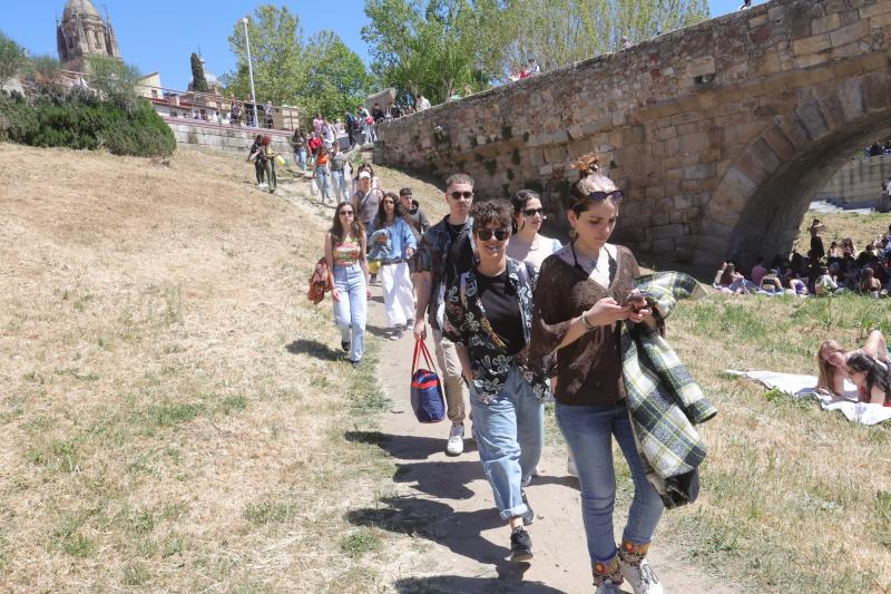Lunes de Aguas masivo por el buen tiempo