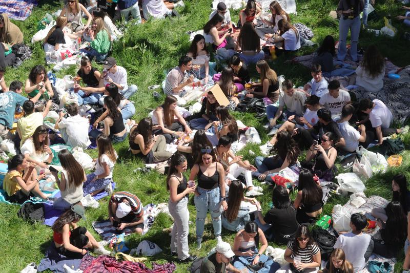 Lunes de Aguas masivo por el buen tiempo
