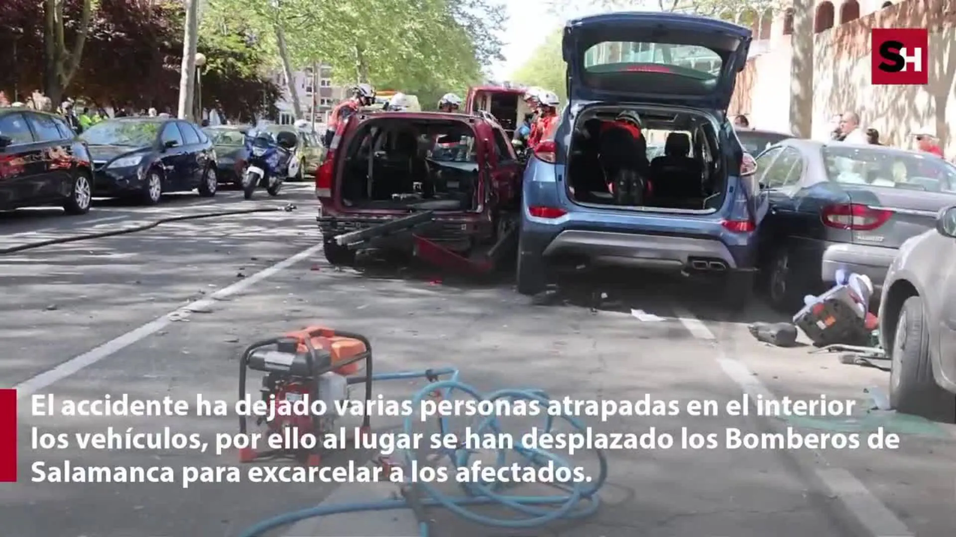 Accidente Con Heridos Y Diez Coches Implicados En Salamanca | Salamancahoy