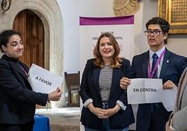 La secretaria de Estado de Igualdad y contra la Violencia de Género, Ángela Rodríguez Martínez, asiste en la Universidad de Salamanca al 'VI Foro de Debate Estudiantil sobre políticas públicas de igualdad'.
