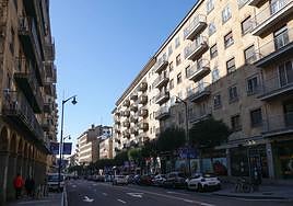 Pisos en la Gran Vía de Salamanca.