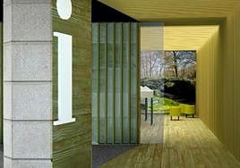 Recreación de la nueva oficina de Turismo de La Salina.