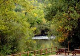 Imagen de archivo del río Esla en Valdoré (León).