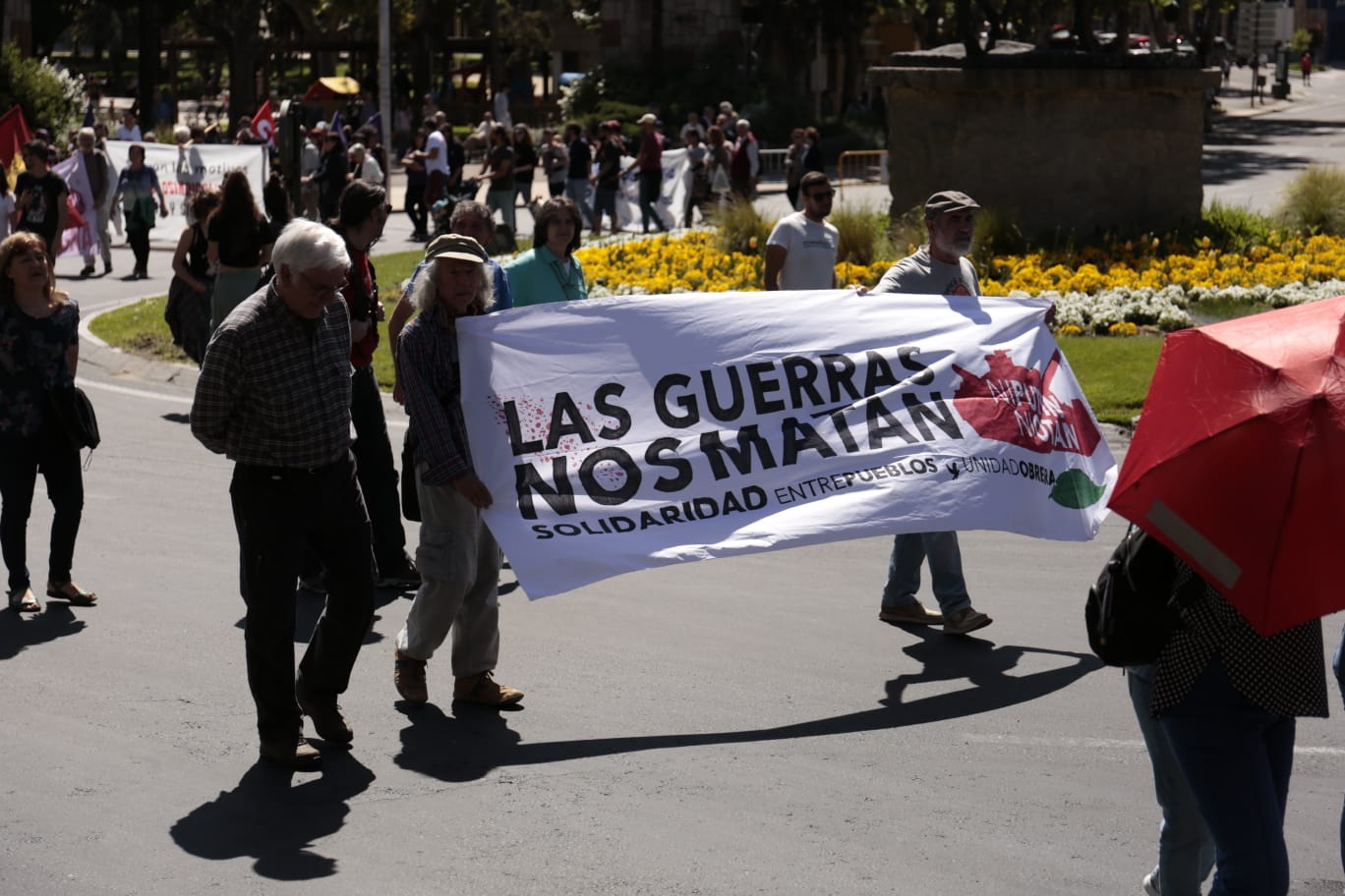 Marcha por el Día Internacional de los Trabajadores en Salamanca