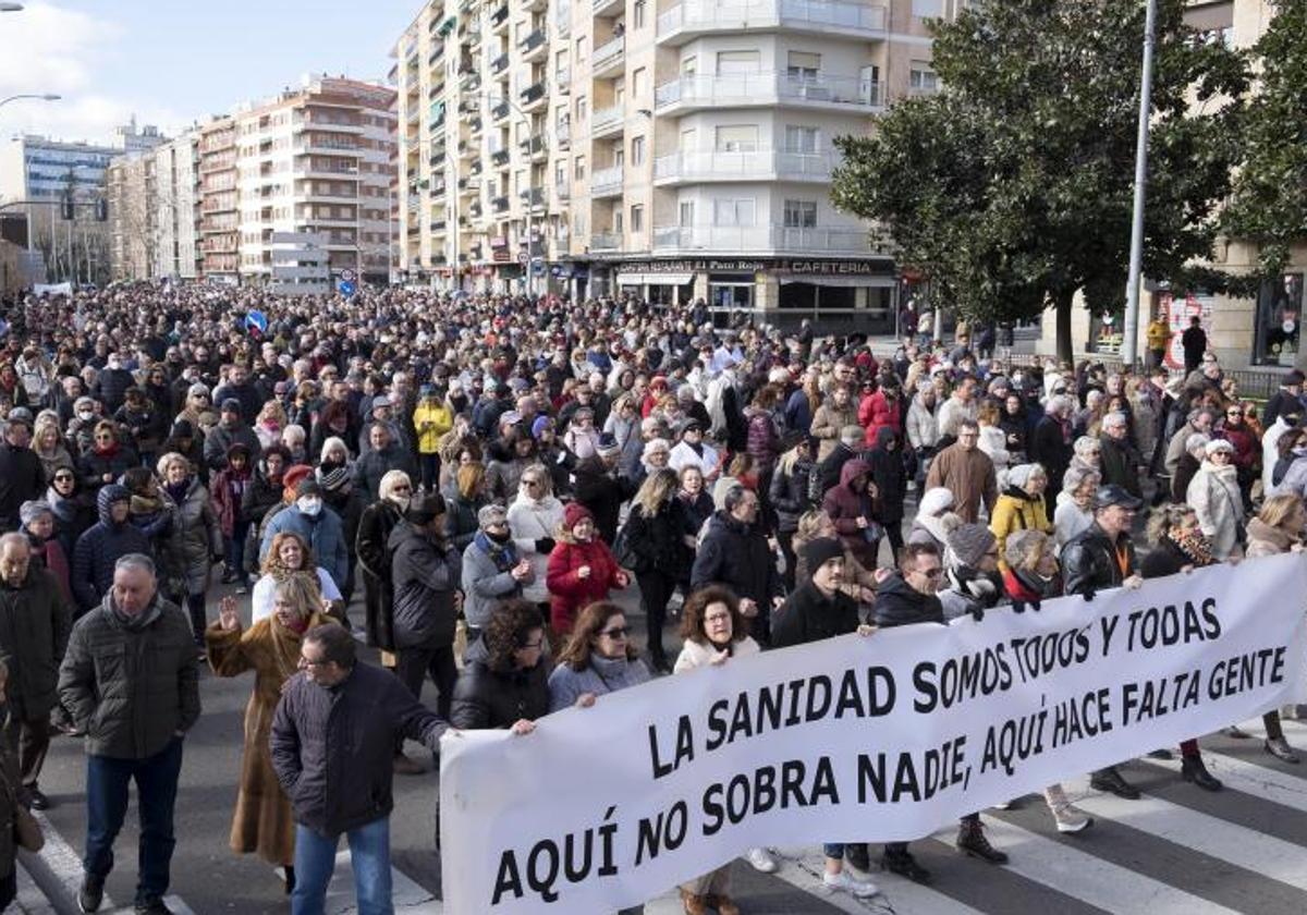 Imagen de la Marea Blanca del pasado 29 de enero.