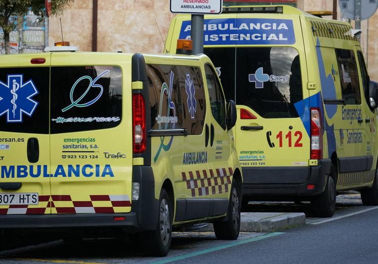 Dos motoristas y una mujer de 60 años, heridos en tres accidentes en Salamanca y provincia