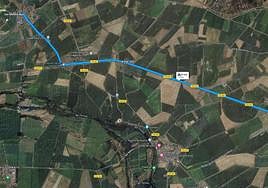 Más de un mes de corte de la carretera entre Babilafuente y San Morales