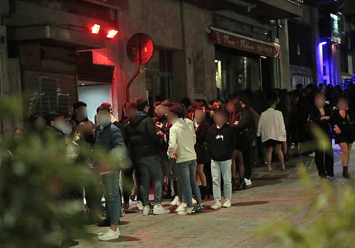 Zona de ocio nocturno.