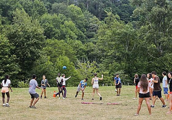 Imagen de archivo de un campamento de verano.