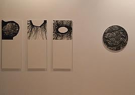 Obras de la exposición 'Caracteres esenciales'.