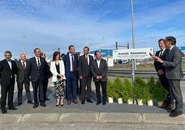 Imagen de la visita objeto de la denuncia electoral.