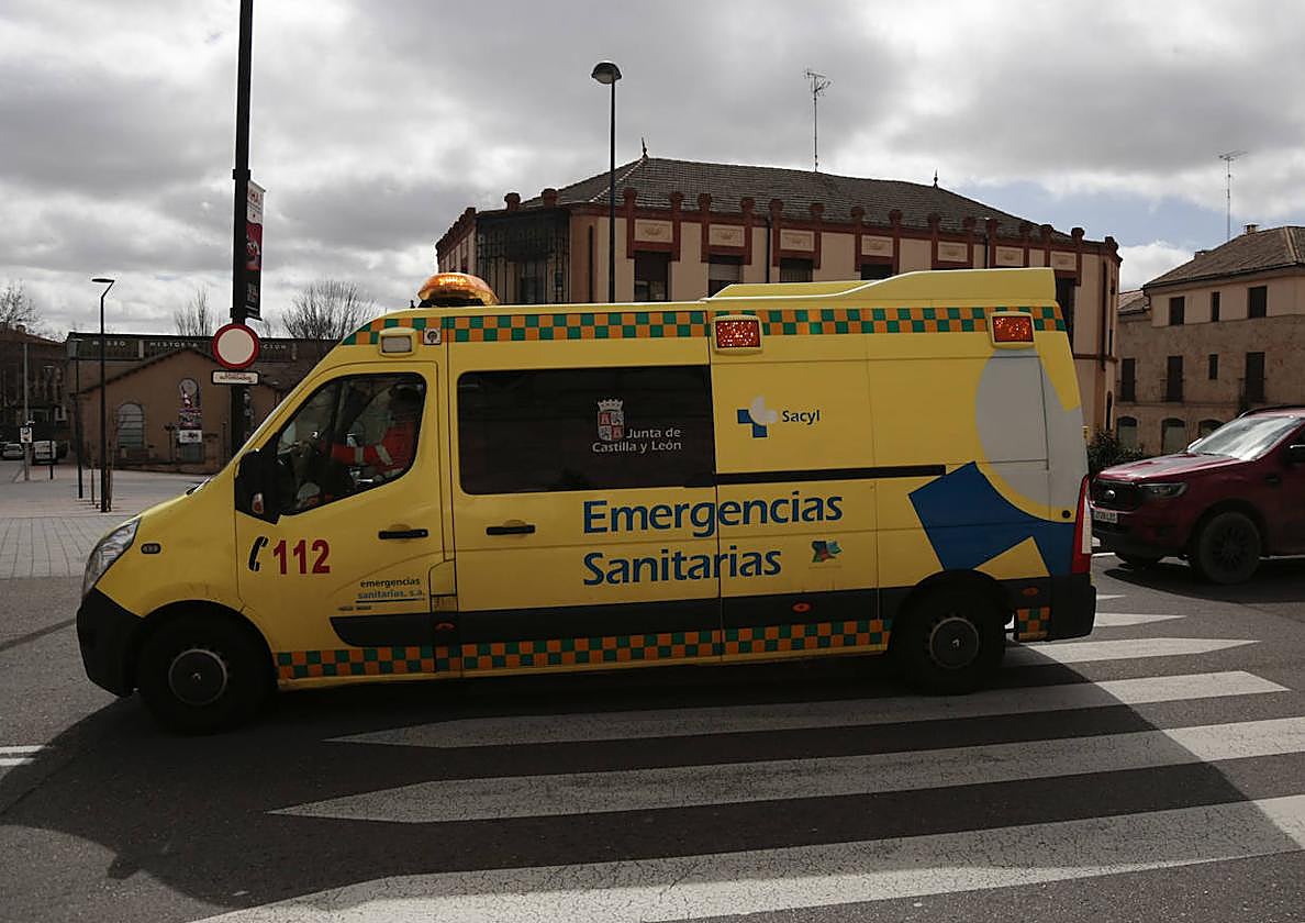Ambulancia del Sacyl.