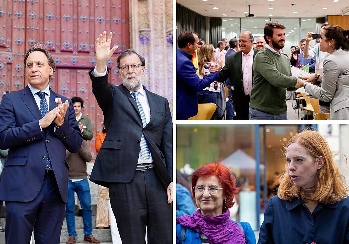 La campaña se anima en con visitas 'ilustres' como Rajoy, Lilith Verstrynge y García-Gallardo