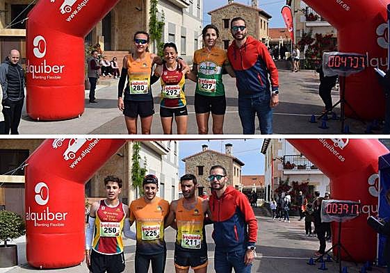 Imagen de los ganadores de ambas categorías.