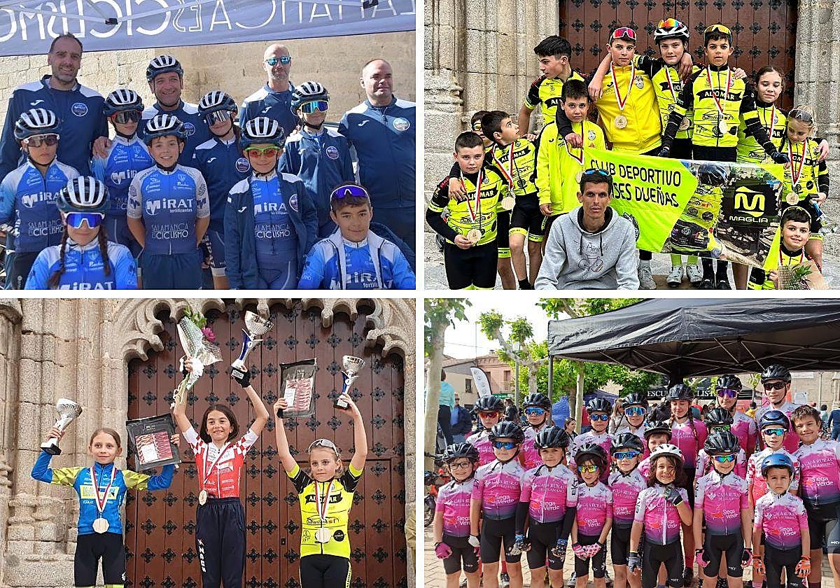 Corredores de las escuelas salmantinas en las pruebas disputadas este fin de semana.