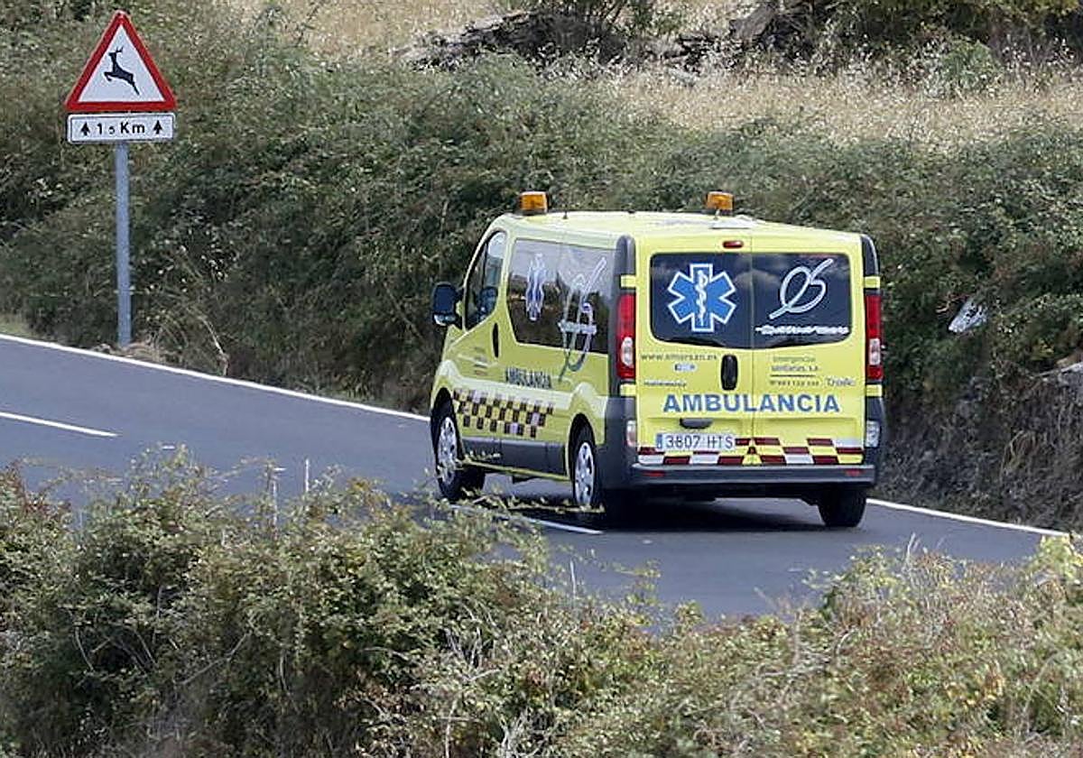 Una ambulancia en una imagen de archivo.