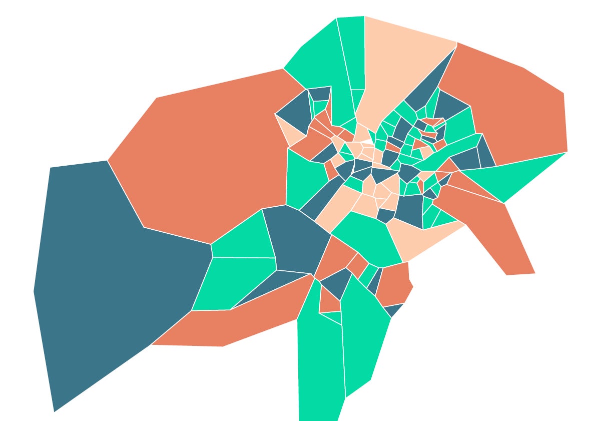 Dónde logró Carbayo la mayoría: hegemónico en el centro, intenso en los barrios