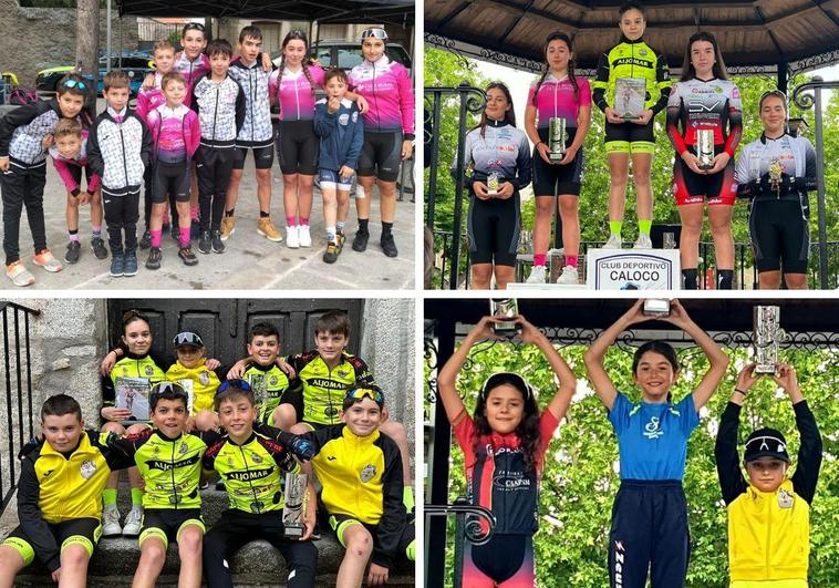 Las escuelas de ciclismo salmantino vuelven a destacar en El Espinar