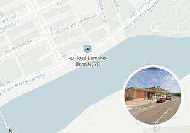 Localizador y número 70 de la calle José Lamano Beneite.