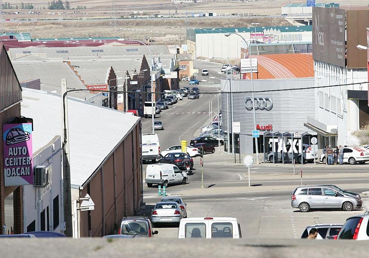 Un polígono industrial de Salamanca.