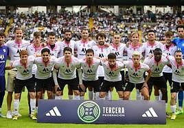 Foto de familia de la plantilla del Salamanca UDS.