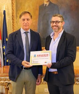 Imagen secundaria 2 - Dos colegios de Salamanca reciben las placas acreditativas como &#039;Centros Escolares Saludables&#039;