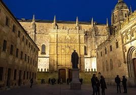 Fachada de la Universidad de Salamanca.