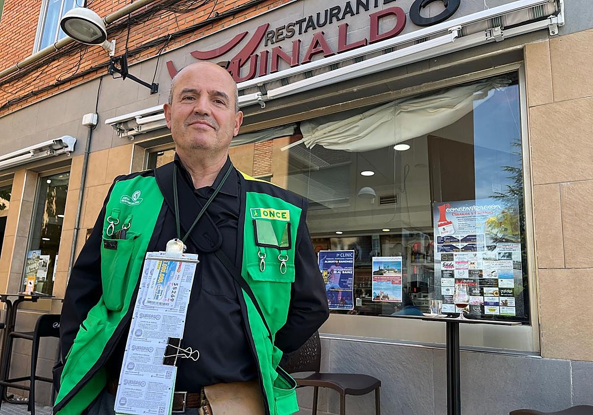 Francisco Ventura Lorenzo, lotero de la ONCE.