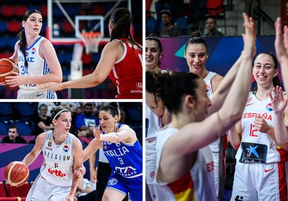 Las cuatro perfumeras 'vivas' en el Eurobasket conocerán hoy a sus rivales de cuartos