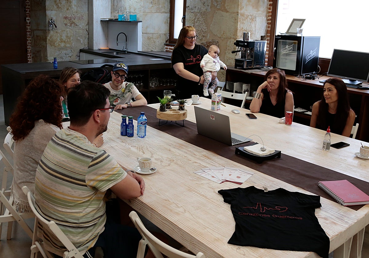 Miembros de la asociación, en la actividad celebrada el día 20.