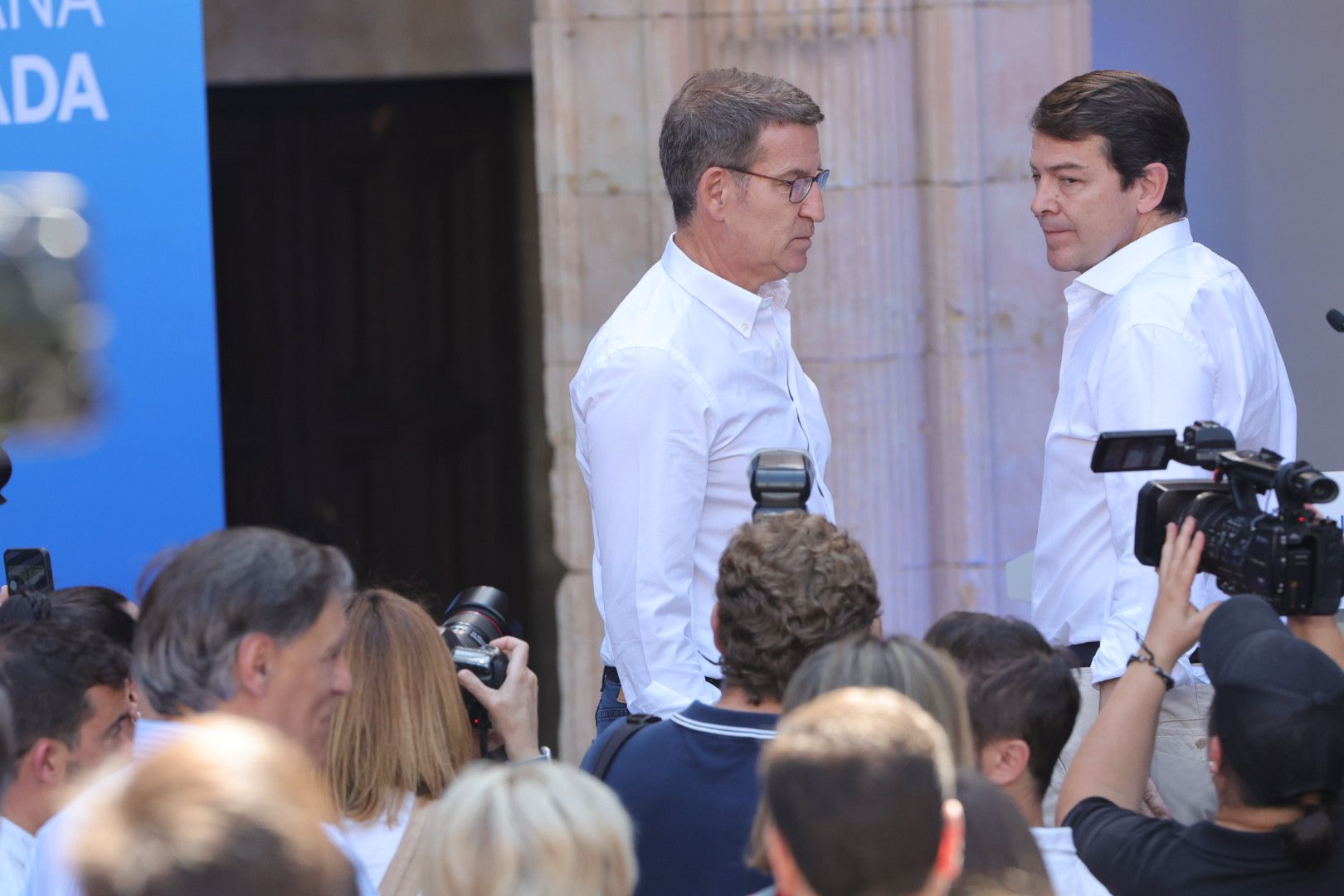 Feijóo visita Salamanca antes de la campaña electoral