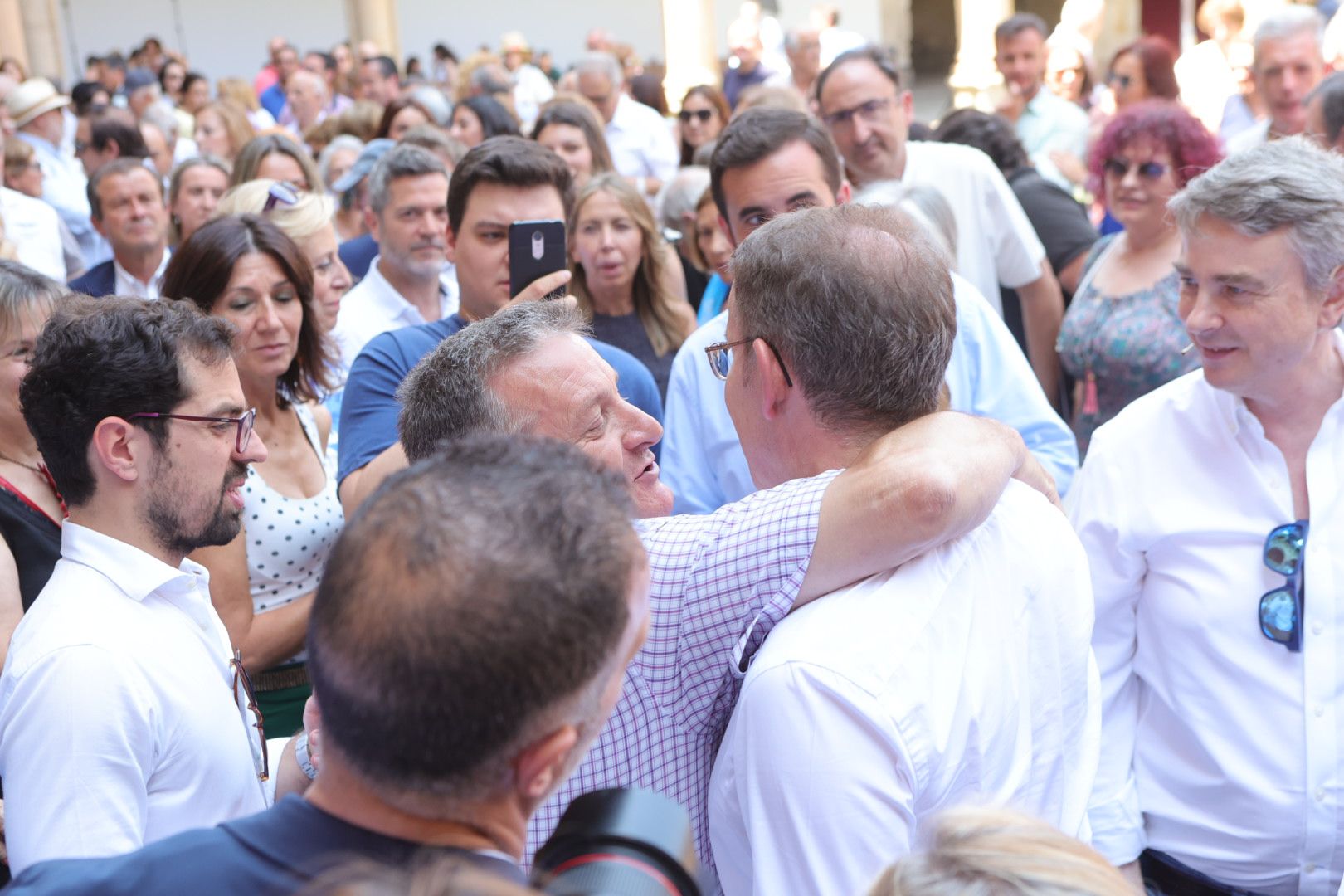 Feijóo visita Salamanca antes de la campaña electoral