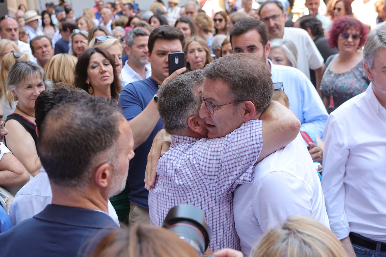 Feijóo visita Salamanca antes de la campaña electoral