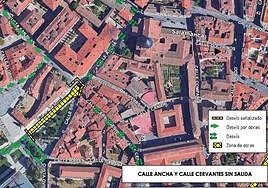 La circulación en la cuesta de San Blas cambia de sentido desde este lunes