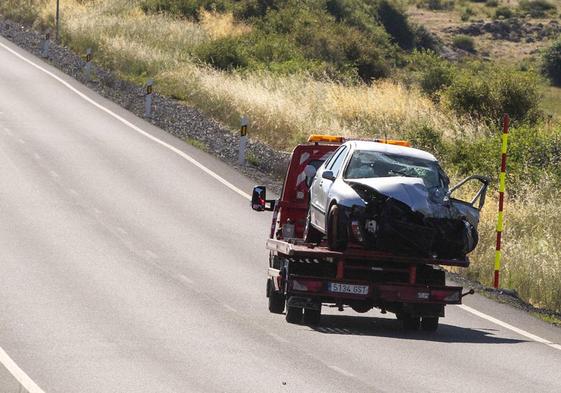 Fallece al volcar un turismo en Madrigal de las Altas Torres