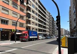Avenida Portugal en Salamanca.