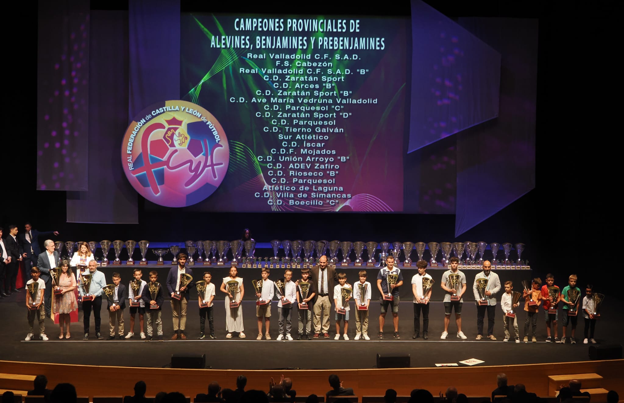 Entrega de trofeos a los Campeones RFCYLF 2022/23