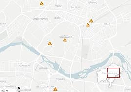 El acceso a un barrio de Salamanca se suma al carrusel de calles en obras