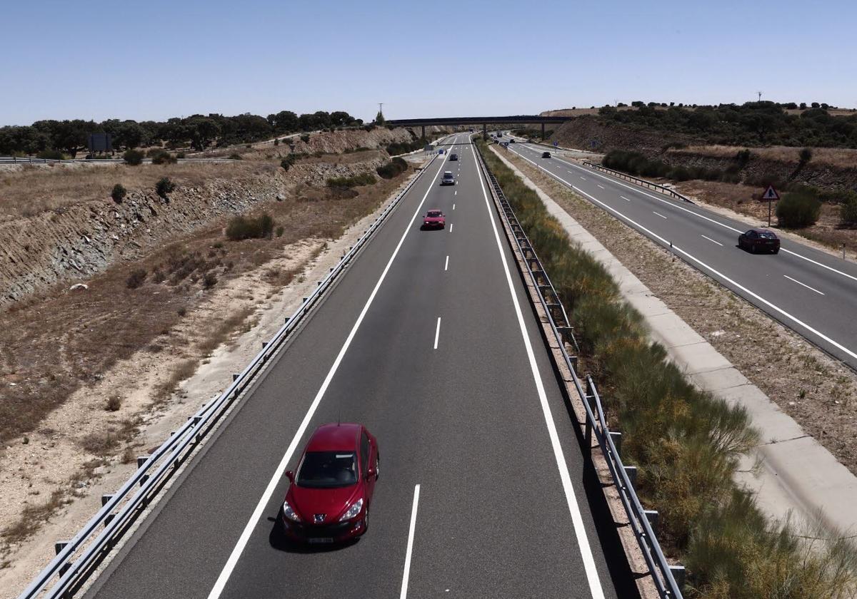 Autovía A-66 en territorio salmantino.