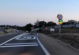 Uno de los dos radares didácticos instalados en Aldeatejada.