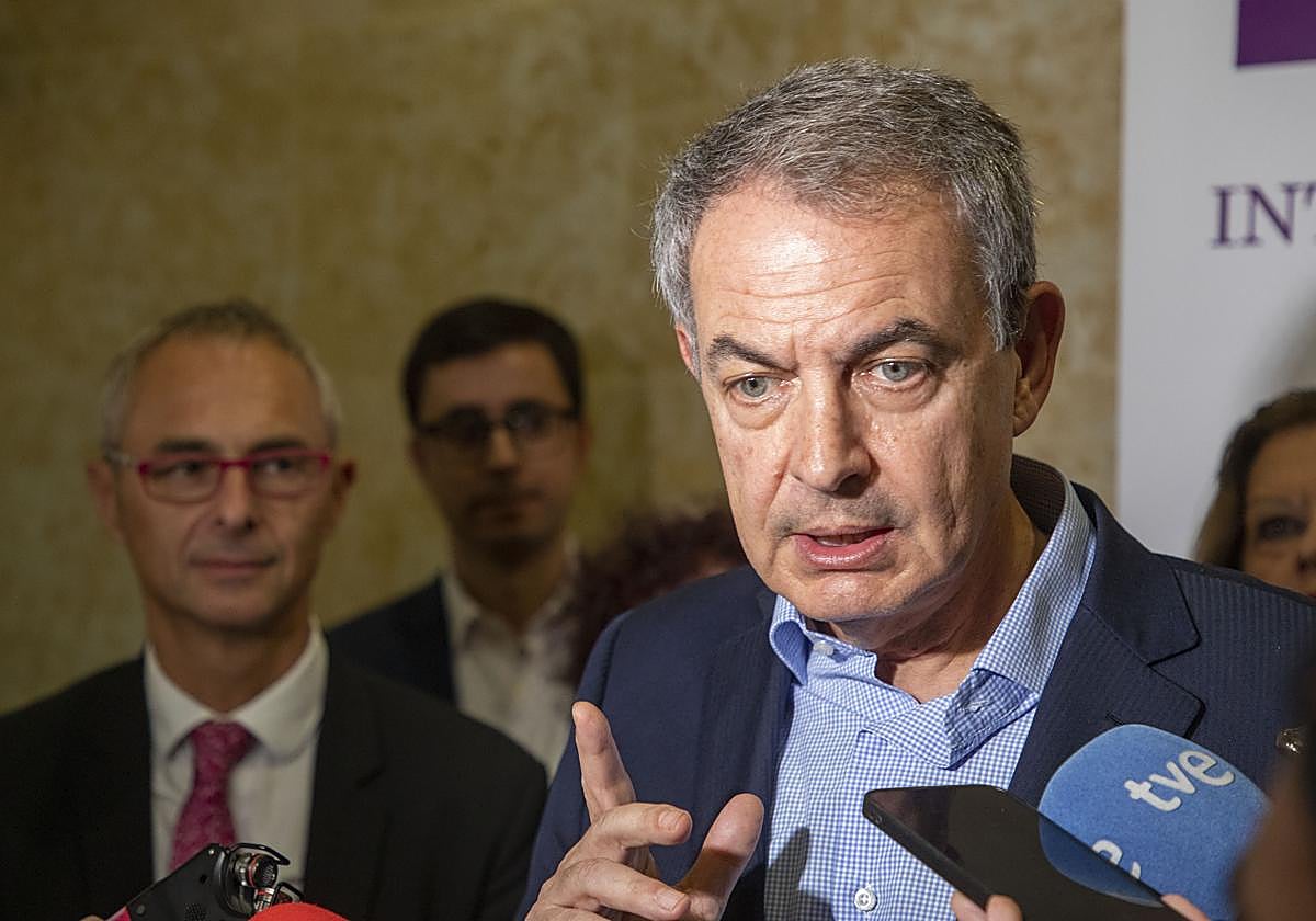 Imagen de archivo de una visita de Zapatero en Salamanca.