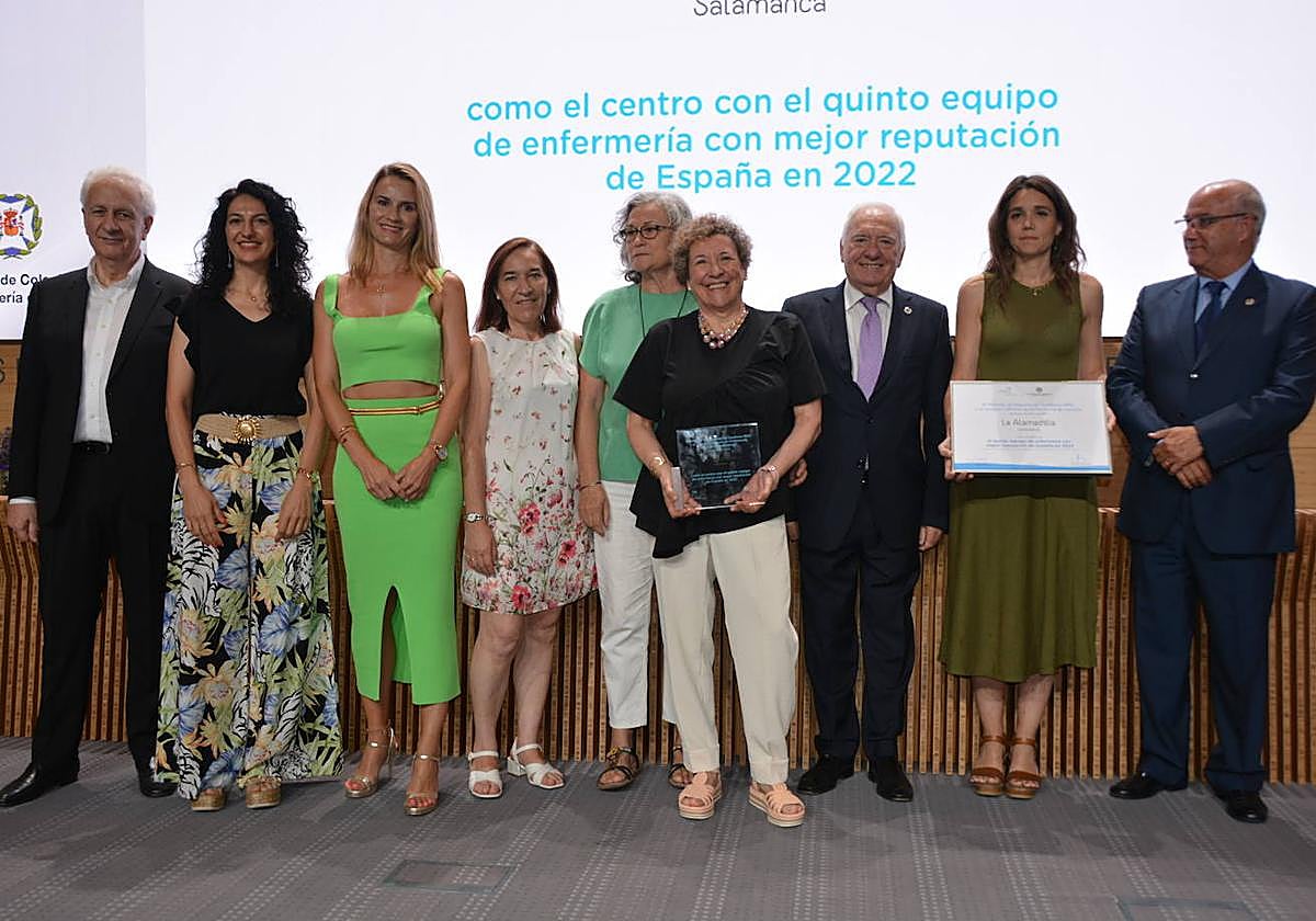 Equipo de enfermería de La Alamedilla.